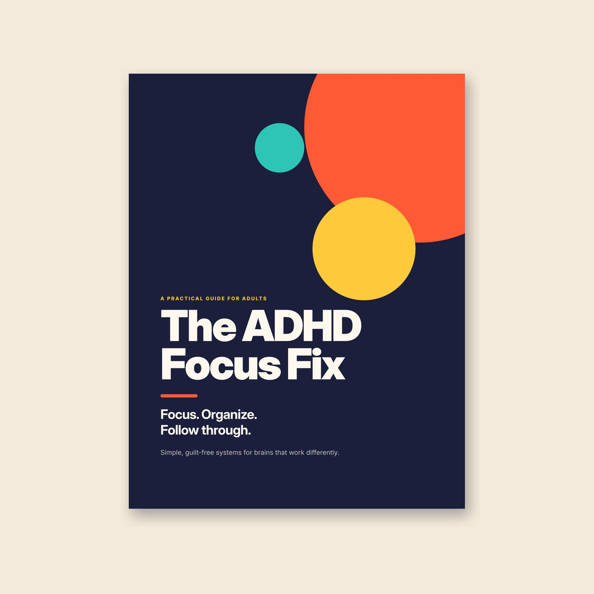 The ADHD Focus Fix – Printable Guide & Worksheets (PDF)