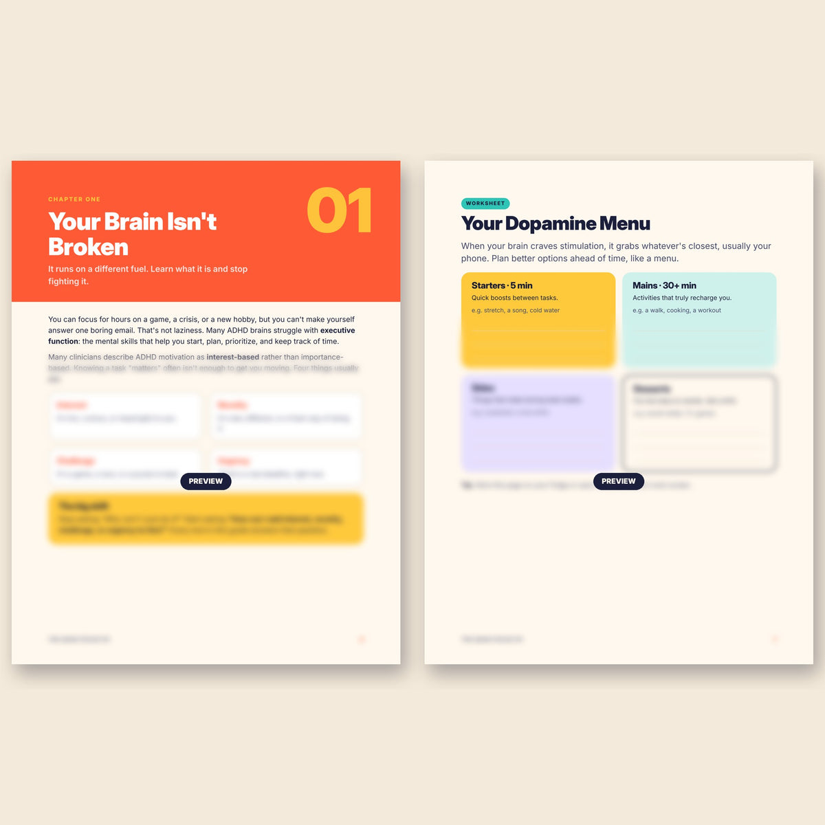 The ADHD Focus Fix – Printable Guide & Worksheets (PDF)