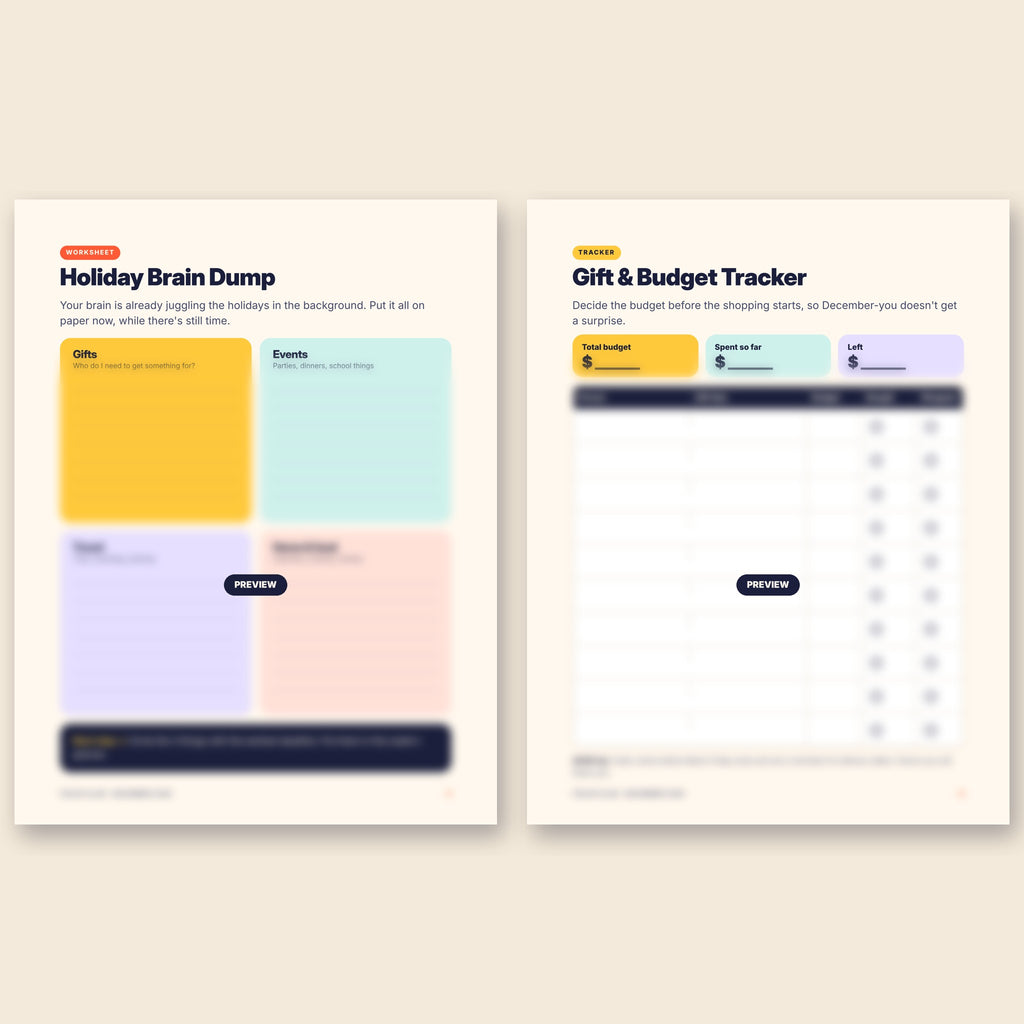 Focus Club: Monthly ADHD Planner Kit