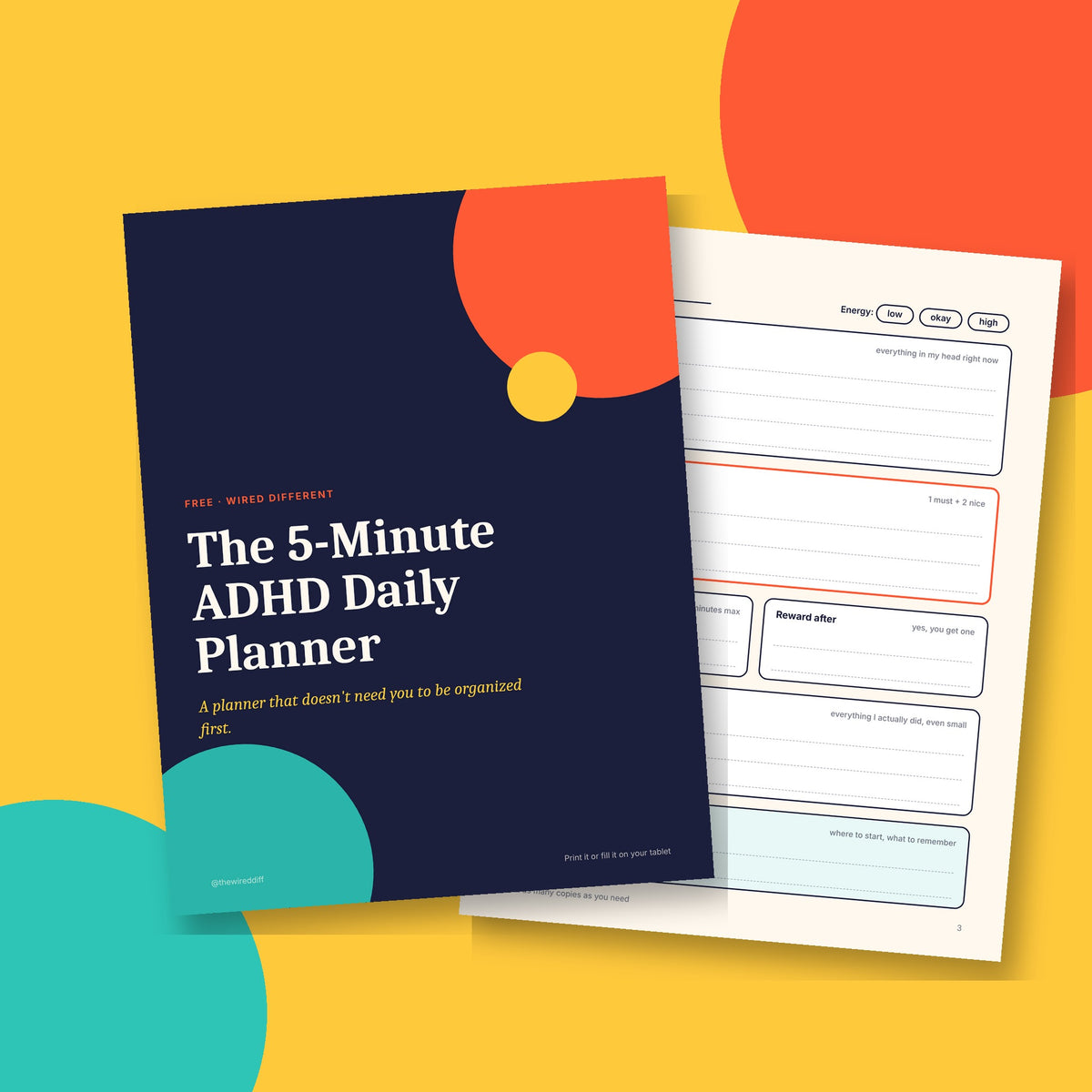 The 5-Minute ADHD Daily Planner (FREE)